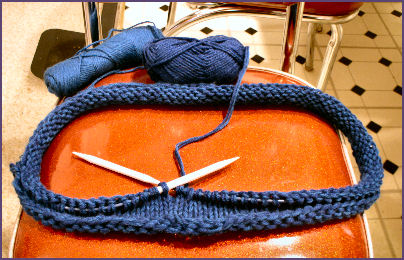 beginnings of a felted hat