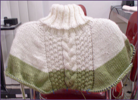 Poncho in progress