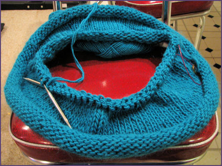 blue hat in progress