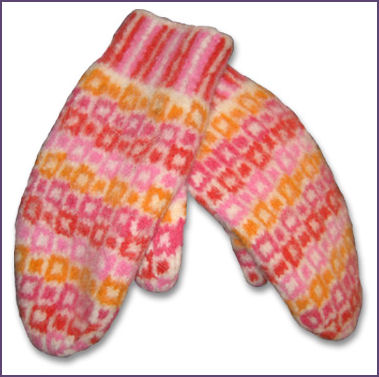 KnitWhits Mosaic Mittens