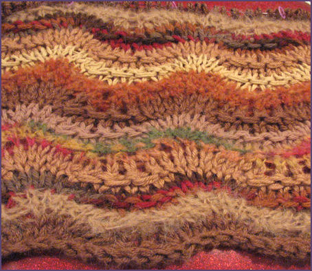 Ripple blanket in progress