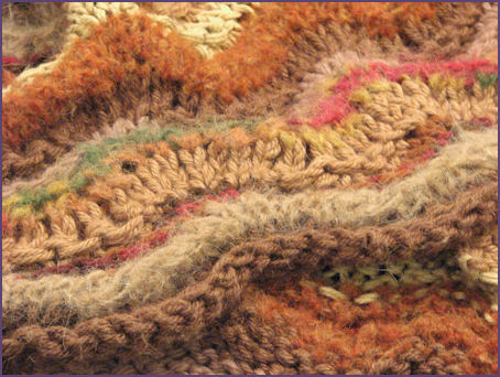 Ripple Blanket close up