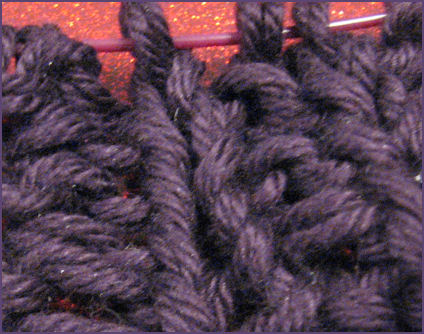 Comfy yarn closeup