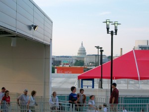 The US Capitol from the ballpark