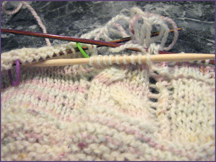 cable stitches transferred to cable needle cable stitches transferred to cable needle