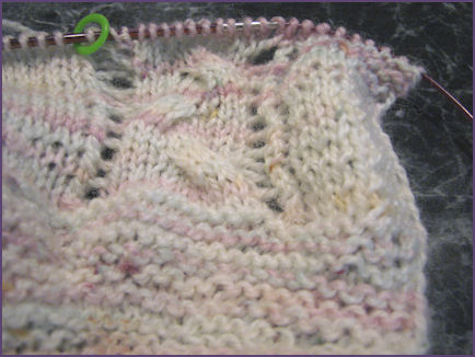 cable after being reknit cable after being reknit