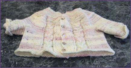baby sweater completed