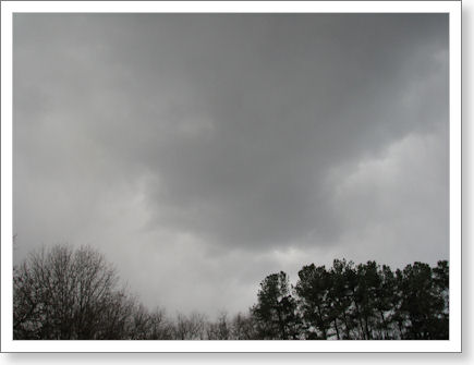 snow clouds hang low and threatening snow clouds hang low and threatening