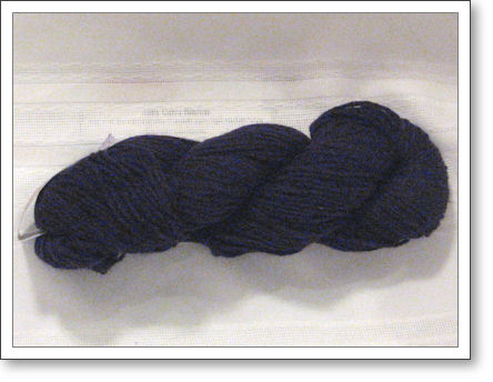 dark eggplant colored yarn