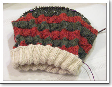 elf hat in progress elf hat in progress