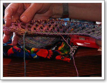 Rhoda brought some yarn made from sugar cane Rhoda brought some yarn made from sugar cane