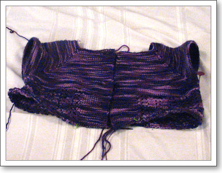 My February Lady Sweater in Progress My February Lady Sweater in Progress