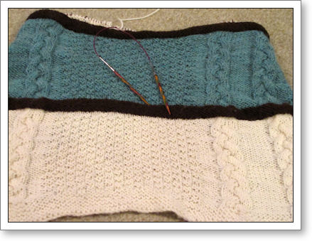 Blanket in progress Blanket in progress