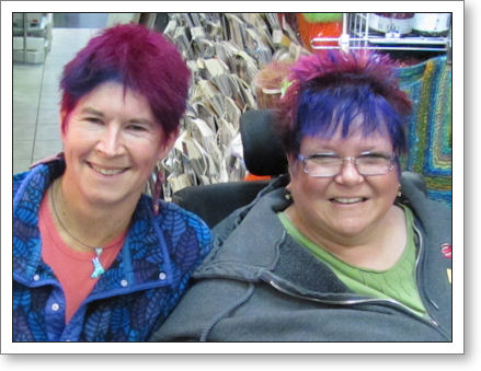 Lucy Neatby and Trish are kindred spirits of the hair