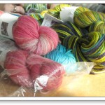 Lynne went a little nuts at the Homespun Yarn Party, but knitting and crochet friends truly understand!