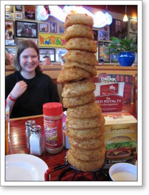 A Tower of Onion Rings