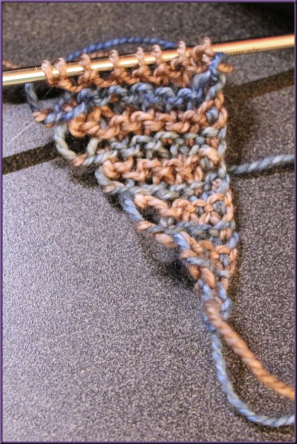 Taygete shawl beginnings