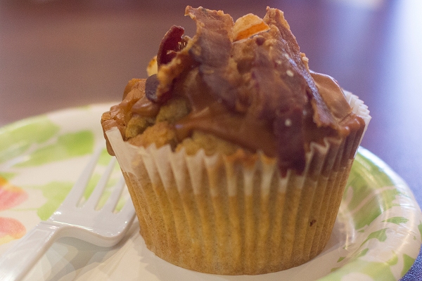 Caramel Bacon Cupcake